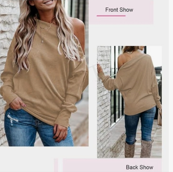 Off-The-Shoulder Zip Top - Picture 14 of 16